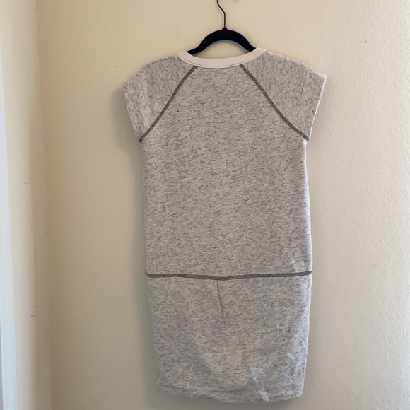French Connection Grey Sweatshirt Dress - Picture 5 of 6